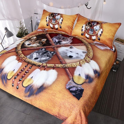 Housse de Couette Loup Rêve